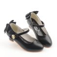 thumbnail image 2 of Cyiecw Girls Mary Jane Pump Flower Girl Wedding Party Low Heel Princess Dress Shoes for Toddler Little Kids, 2 of 7