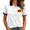 A1 White, variant on polo shirts for women Short Sleeve Lapel button down Pattern Print Womens Golf Polo Fit Polo Graphic Shirts Athletic Tops for Women Golf Shirts for Women Summer Tops Black L