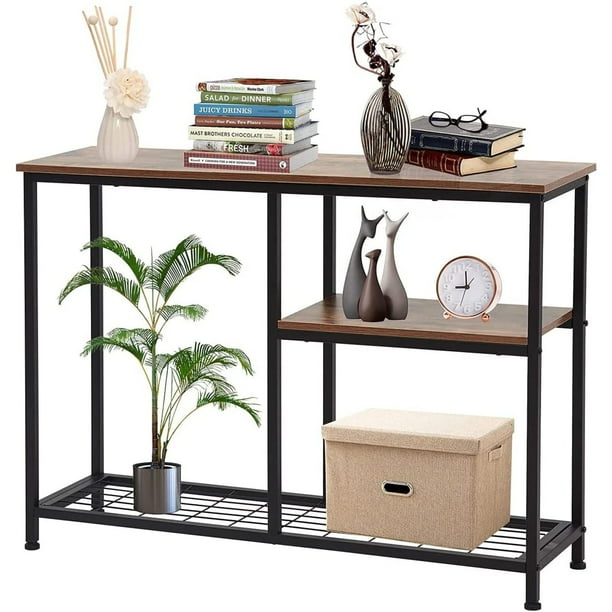 3 Tier Entryway Table, Sofa Side Table, Farmhouse Entryway Table