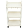 thumbnail image 2 of WRISTBIQUE Cart Storage Rack PP Material For Homeowners Indoor Use 1Set 28.3X14.9X10.9In, 2 of 8