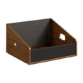 thumbnail image 1 of Soporte para discos de vinilo, expositor de CD, mesa organizadora de madera, estante de almacenamiento de vinilos para revistas, álbumes, restaurantes Largo 375 cm x 37 cm x 24 cm, 1 of 8