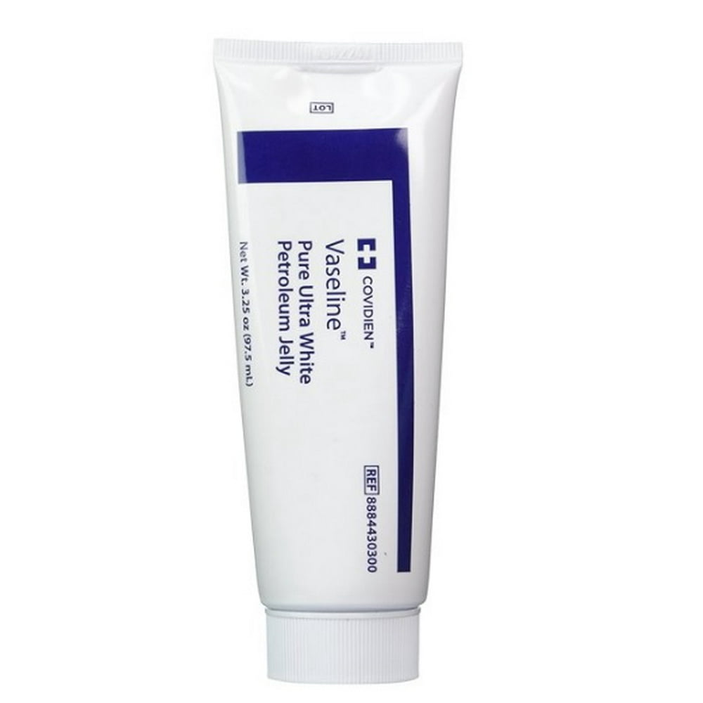 3 Pack Medical Grade Vaseline Pure Ultra White Petroleum Jelly, 3.25 oz