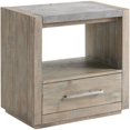 thumbnail image 1 of Riverside Furniture Intrigue Bois Table de Chevet 1 Tiroir en Brun Noisetier, 1 of 5