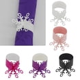 thumbnail image 4 of 50 servilleteros con forma de copo de nieve, adorno navideño, 6 colores, 4 of 7