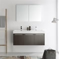 thumbnail image 3 of Fresca FVN8092-D Senza 47-3/10" Wall Mounted Vanity Set with MDF Cabinet, Acryli, 3 of 5