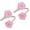 Light pink, variant on 2Pieces Flexible Floral Twist Curtain Tiebacks Flexible Rope Holdbacks for Home Bedroom Window Drapes Holders Decors