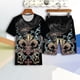 thumbnail image 3 of Traje 3D de marca de moda de verano, traje casual para hombres, pantalones cortos de manga corta para hombres, ropa deportiva juvenil, ropa de hombre de estilo chino, 3 of 4