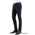 thumbnail image 2 of Mens Dress Pants, Solid Strech Slim Fit Open Bottom Trousers For Graduations, Prom, Weddings, Etc, 2 of 4