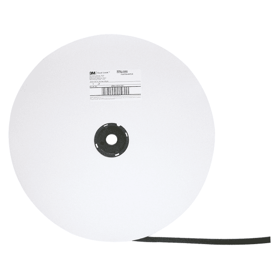 3M Dual Lock Type 250 Reclosable Fastener [Black / Acrylic Adhesive] (SJ3550): 3/4 in. x 50 yds. (Black)