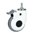 thumbnail image 1 of Swivel Caster, 360 Degree Rotation Cart Wheel With Brake For Trolley Universal Wheel With Brake 5in TPR, 1 of 8