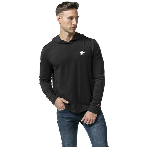 Men's League Collegiate Wear Black Kansas State Wildcats All-Day Pullover Hoodie