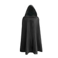 thumbnail image 2 of LSLJS Blouse à Capuche Mi-Longue à Imprimé Mode Décontractée pour Femmes, Cape Coat, 2 of 5