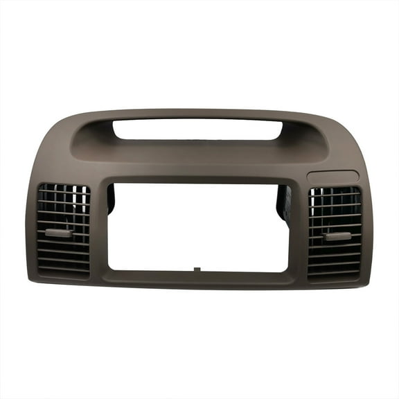 Front Car Center Air Dash AC Vent Radio Trim Bezel Air Conditioning Outlet Grill Panel Assembly For Toyota Camry XV30 2002-2007-A pair of left and right decorative strips