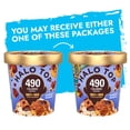 thumbnail image 4 of Halo Top Cookies & Chocolate Brownies Light Ice Cream, Lower Calorie Frozen Dessert Pint, 16 fl oz, 4 of 17
