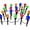 Multicolor#012, variant on Solar Powered Outdoor String Lights with 10 Warm Yellow Bubble LED Bulbs, Weatherproof Garden Path & Patio Lights, Auto On/Off, No Wiring Needed
