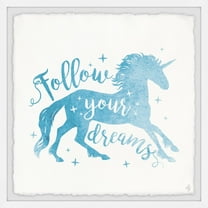 Marmont Hill Follow Your Dreams Iii Framed Wall Art, 18.00" x 1.50"