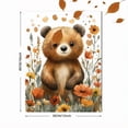 thumbnail image 3 of Qisvanset Framed Canvas Wall Art 12x16 Inch Woodland Bear Forest Kids Nursery Printed Wall Art, 3 of 5