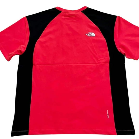 The North Face Tekware NF0A7QHUV33 Men's Red Black Crew Neck T-Shirt 2XL NCL493