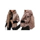 thumbnail image 2 of Chaquetas Acolchadas con Capucha para Mujer, de Larga, Cálidas y Acolchadas. Marrón L, 2 of 5