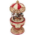 thumbnail image 5 of Northlight Horses and Cupids Animated Musical Carousel - 7.25", 5 of 6