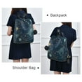 thumbnail image 4 of FORMRS Women's Travel Backpack Purse Anti-Theft Hidden Pockets Casual Shoulder Bag, Dark Star Map, 4 of 7