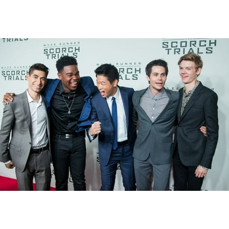 Thomas Obrien Furniture Alex Flores Dexter Darden Hi Kong Lee Dylan OBrien Thomas Brodie-Sangster At Arrivals For Maze Runner The Scorch Trials Premiere Regal Cinemas E-Walk New York Ny September 15 2015 Photo By Abel Fermin ()