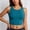 Dark Green, variant on Women Bikini Top Padded Scoop Neck Sports Bra Athletic Women Swim Tops Tankini Tops Only