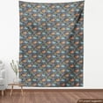 thumbnail image 3 of Adventure Cartoon Fabric by the Yard, Abstract Illustration of Forest Habitants Fluffy Foxes and Dandelions, Decorative Upholstery Fabric for Sofas and Home Accents, 3 Yards, Multicolor by Ambesonne, 3 of 4