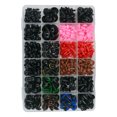 thumbnail image 4 of Juguete de plástico para ojos, kit de narices, hecho a mano, juguete de felpa, arandela de ojos, muñeca, costura, botones de artesanía 838 piezas Vogacara HA8456-00B, 4 of 6