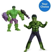 The Hulk Action Figure and Dress Up Value Bundle