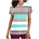 thumbnail image 1 of Vestido Corto para las Mujeres con Cuello en V Imprimir Manga Corta Bolsillo Enfermera Top, Poliéster Ligero para el Hogar Diario Y Desgaste Casual, 1 of 1