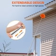 thumbnail image 5 of 81 Inch Extendable Cobweb Duster, Telescopic Stainless Steel Handle Spider Web Brush, Medium-Stiff PET Bristles for High Ceiling, Fan, Blind Indoor & Outdoor Cleaning, 5 of 8