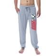 thumbnail image 5 of Peanuts Men's Joe Cool Rocker Character Logo Sleep Jogger Pajama Pants, 5 of 5