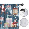 thumbnail image 4 of Blackout Kids Curtains,Dark Blue Christmas Santa Pattern Childrens Insulated Curtains Set Of 2,Bedroom Essentials,Toddler Room Decor 42"x63", 4 of 5