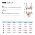 thumbnail image 6 of Wukai Star Cute Dog Women's Bikini Set Two Piece,wimsuit High Waisted V Neck Twist Front Adjustable Spaghetti Straps Bathing Suit-, 6 of 7