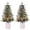 Snowman, variant on GarveeHome 3ft Mini Christmas Tree Pre-Lit Artificial Tree, Tabletop Christmas Tree with Pine Cones