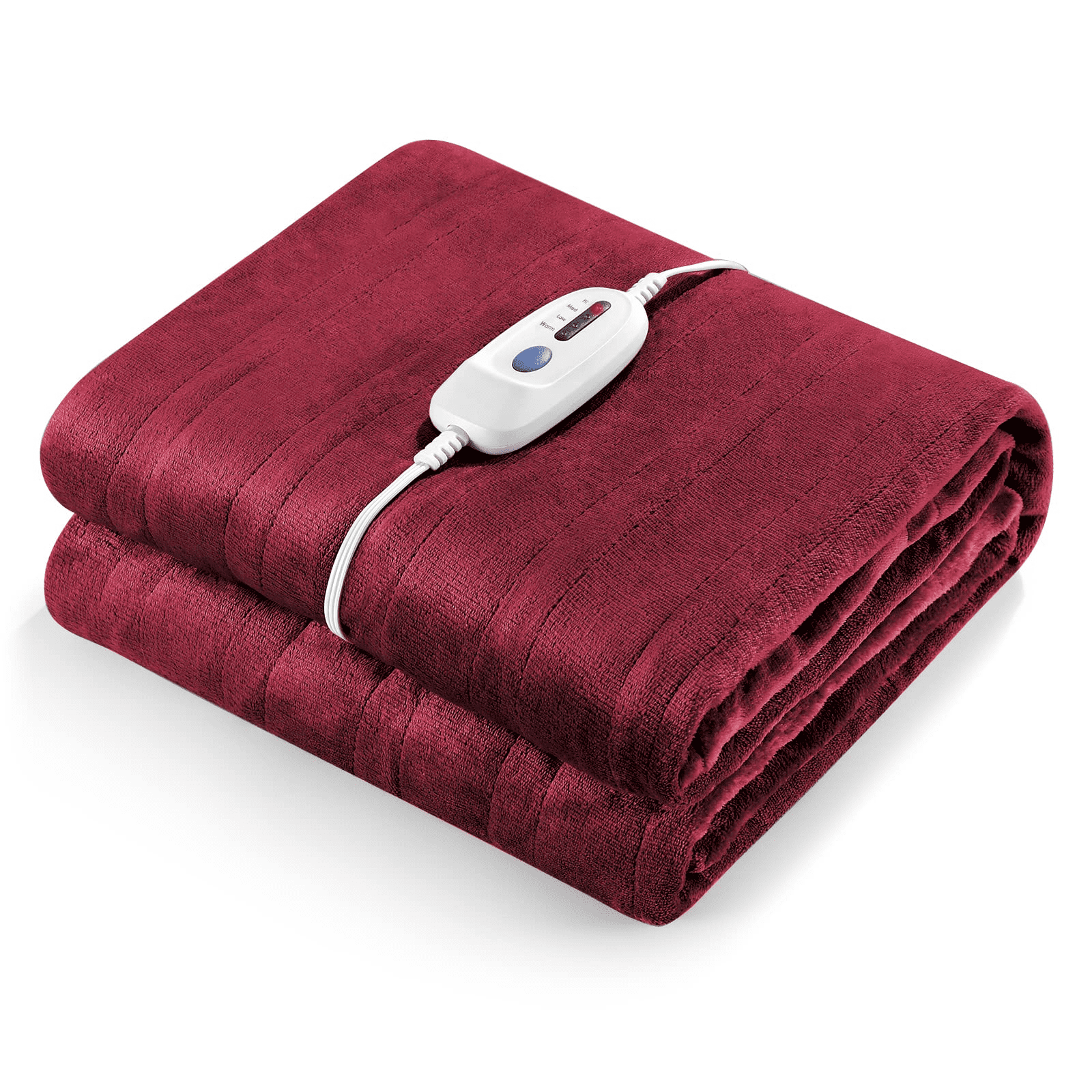 Vremi Electric Blanket with Dedicated Foot Warming Pockets - 50” x 60”  Flannel Fleece Throw Heated Blanket with 6 Heat Levels, 8 Time Modes,  Backlit | immofamilia.com
