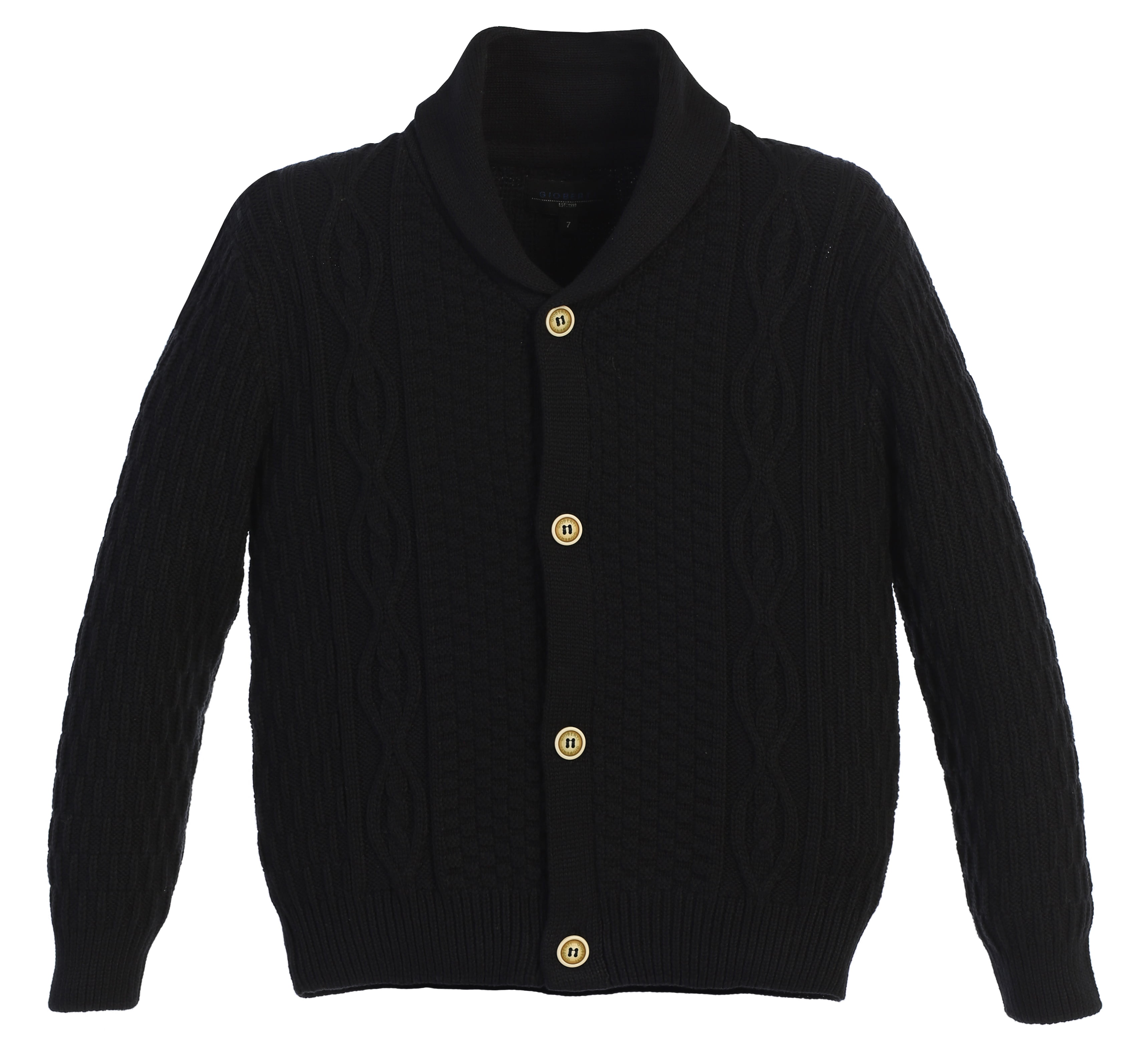 Gioberti Boys Knitted Full Zip 100% Cotton Cardigan Sweater