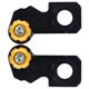 thumbnail image 5 of 2 piezas de reemplazo de aleación de aluminio deslizante del bloque del eje de la motocicleta para CB650R/F CBR650R 2019-2020 amarillo, 5 of 12