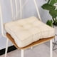 thumbnail image 1 of Cojín grueso para silla, almohadillas para asiento, cojín para asiento de color sólido, almohada cálida y acogedora para sofá de oficina, decoración Beige Macarena cojines de asiento, 1 of 8