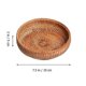thumbnail image 4 of Handmade Rattan Weaving Round Storage Basket Fruit Dish Rattan Bread Basket, 4 of 4
