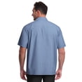 thumbnail image 6 of Cafe Luna Men's and Big Men's Printed Wide Geo Panels Short Sleeve Woven Shirt, Sizes S-4X, 6 of 8