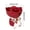 Red-RD Home Decor, variant on karymi Creatives Luxurys Ceramic Vase Elegant Hand-Tied Bouquet Designs for Moderns Home Decoration Minimalists Living Room and Wedding Centerpiece Living Room Decor