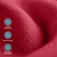 thumbnail image 5 of Bare Home Polar Fleece Bed Blanket - Lightweight - Premium Fleece - Full/Queen, Red, 5 of 10
