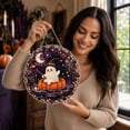 thumbnail image 6 of Halloween Ornaments Diamond Painting Kit Hanging Spooky Decor, 6 of 6