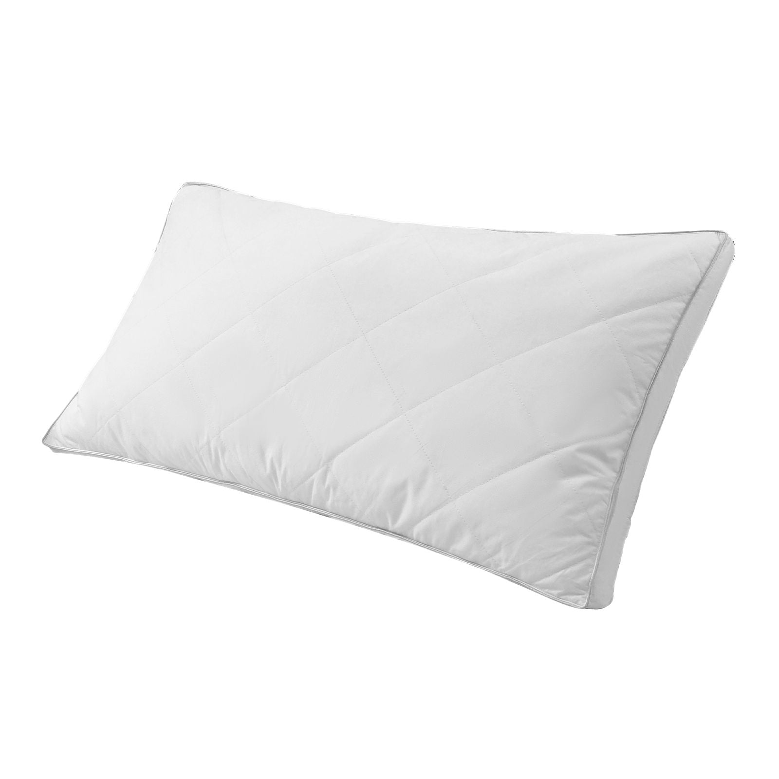 King Size Goose Down Pillow with 90% Goose Down, Breathable Cotton Cover, Machine Washable, for Side Back Stomach Sleepers