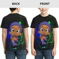 thumbnail image 3 of Bubble Guppies Goby Teen T-Shirt Crewneck Short Sleeve Double-Sided Print Summer Tee Shirts Top For Youth Boys Girls Children Medium, 3 of 7
