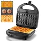 thumbnail image 1 of OSTBA Panini Press Grill con Temperatura Regulable, Parrilla Interior de 4 Rebanadas, Sandwichera Abierta 180 con Bandeja de Goteo, Placas Antiadherentes, Acero Inoxidable, 1200W ABC19, 1 of 7