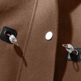 thumbnail image 3 of Timoontee Men's Sherpa Lined Coat Warm Thickened Coats Fleece Windproof Jacket Casual Comfy Long Parka Solid Zip Up Outerwear Winter Overcoat Coffee M, 3 of 7