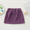 thumbnail image 3 of One opening Summer Toddler Baby Girls Button Short Solid Corduroy Skirt 0-3T Khaki 0-6 Months, 3 of 7